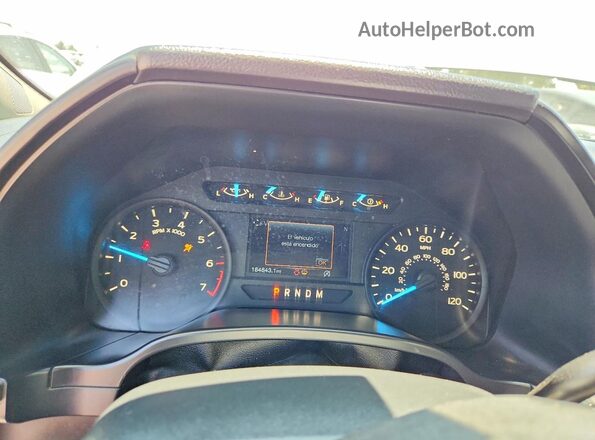 1FTEW1CP4KKC77955 2019 FORD F150 Gray Սարքավորումների վահանակի տեսք