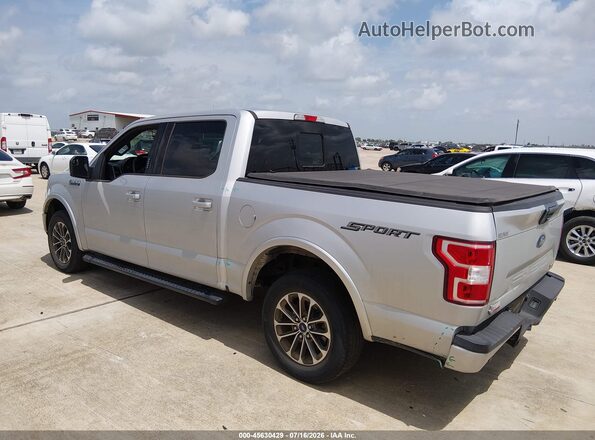 1FTEW1CP4KKF15397 2019 FORD F150 Silver Trasero izquierdo