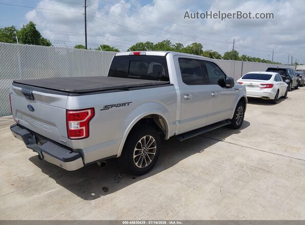1FTEW1CP4KKF15397 2019 FORD F150 Silver Trasero derecho