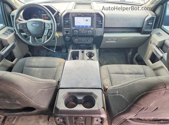 1FTEW1CP4LKD96106 2020 FORD F150 Gray Вид панелі приладів