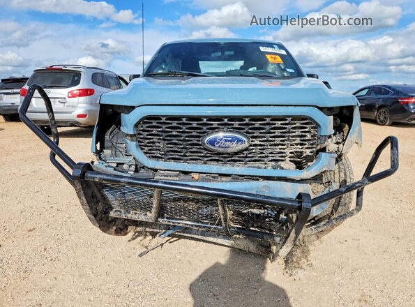1FTEW1CP4PKD21590 2023 FORD F150 Blue Դիմացի տեսք