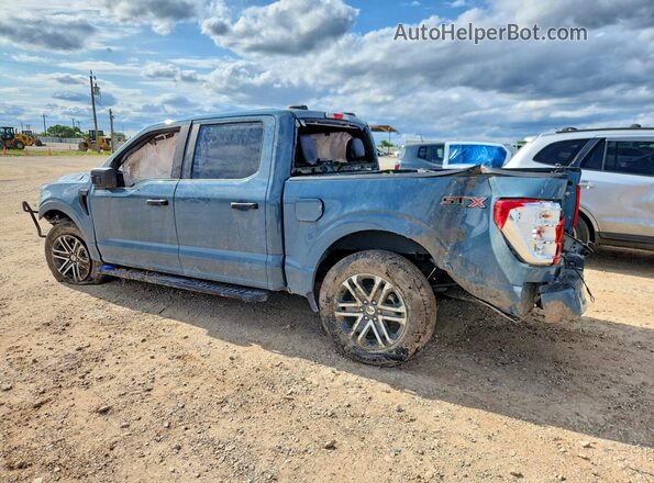 1FTEW1CP4PKD21590 2023 FORD F150 Blue Հետևի ձախ