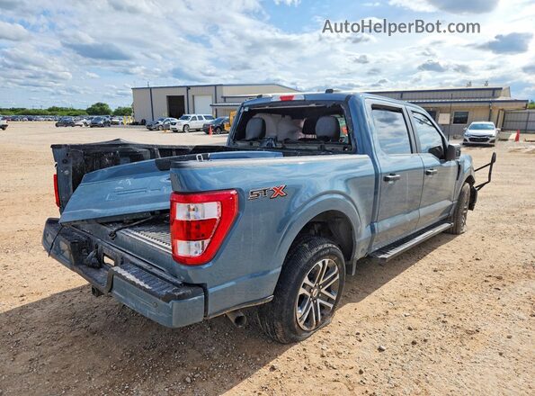 1FTEW1CP4PKD21590 2023 FORD F150 Blue Հետևի աջ