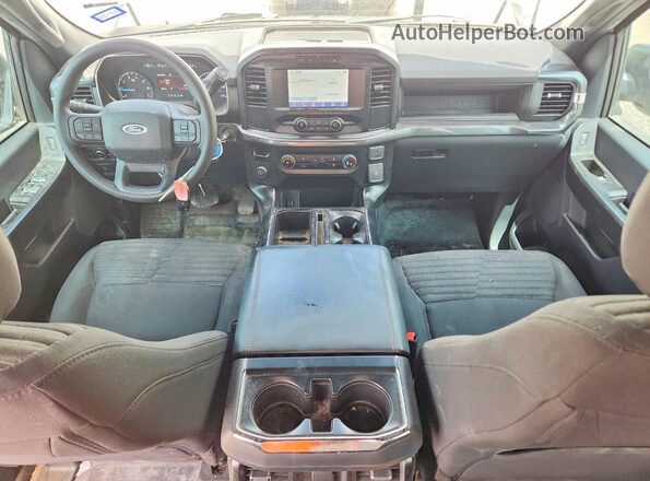 1FTEW1CP4PKF10966 2023 FORD F150 White წინა პანელის ხედი