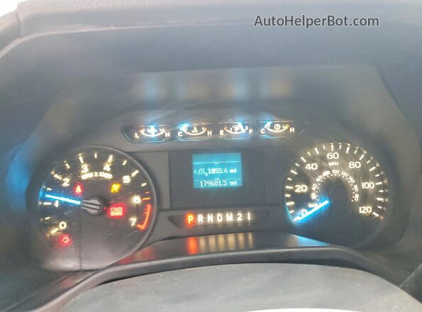 1FTEW1CP5GFA55649 2016 FORD F150 White Vista del cuadro de instrumentos