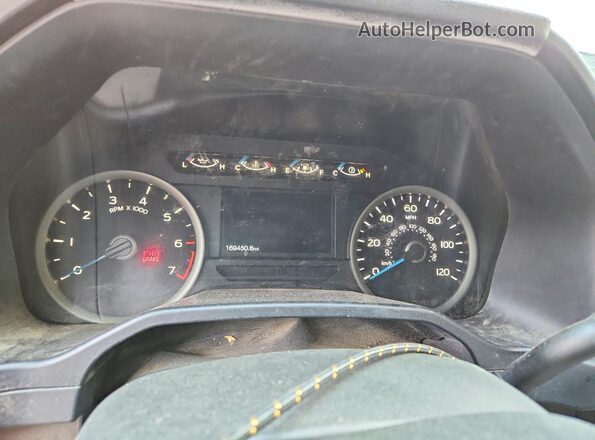 1FTEW1CP5GFD11109 2016 FORD F150 Черный Вид щитка приборов