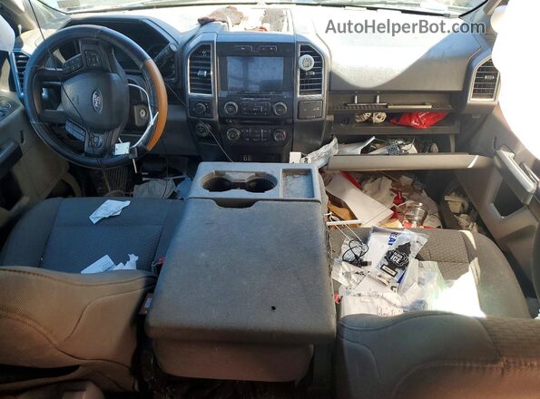 1FTEW1CP5GFD11109 2016 FORD F150 Черный Вид панели приборов