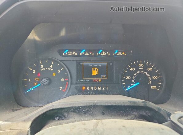 1FTEW1CP5GKE10438 2016 FORD F150 White Սարքավորումների վահանակի տեսք