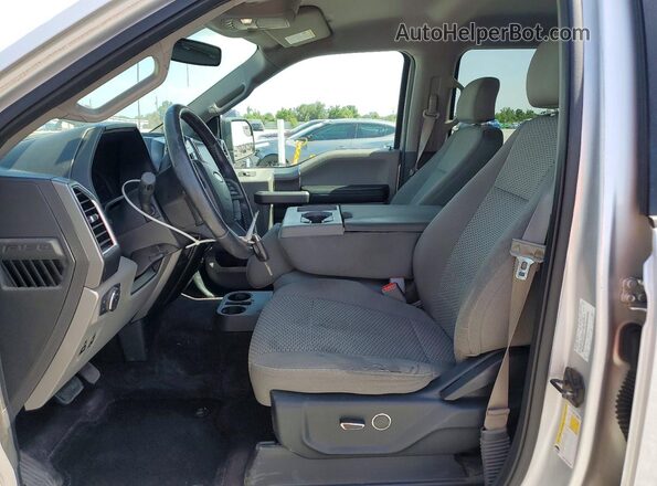 1FTEW1CP5GKE53502 2016 FORD F150 Серебряный Вид салона спереди