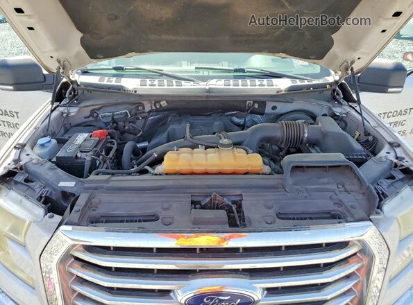 1FTEW1CP5GKE53502 2016 FORD F150 Серебряный Вид задней части салона