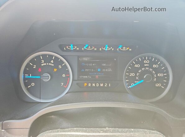 1FTEW1CP5HKC90531 2017 FORD F150 White Widok zestawu wskaźników