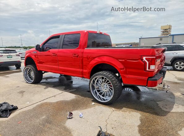 1FTEW1CP5HKC98211 2017 FORD F150 Red Rear left