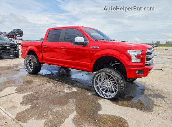 1FTEW1CP5HKC98211 2017 FORD F150 Red Front right