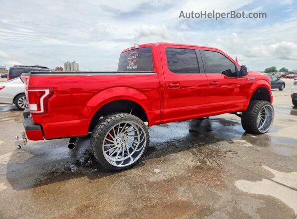 1FTEW1CP5HKC98211 2017 FORD F150 Red Rear right