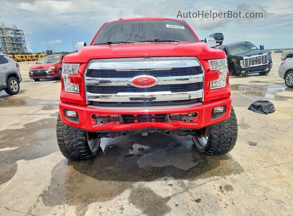 1FTEW1CP5HKC98211 2017 FORD F150 Red Front view