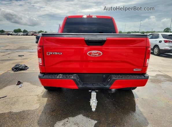 1FTEW1CP5HKC98211 2017 FORD F150 Red Rear view