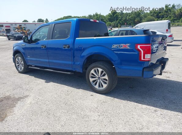 1FTEW1CP5HKE06018 2017 FORD F150 Blue Հետևի ձախ