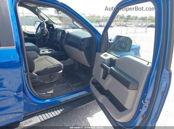 1FTEW1CP5HKE06018 2017 FORD F150 Blue Սալոնի դիմացի տեսք