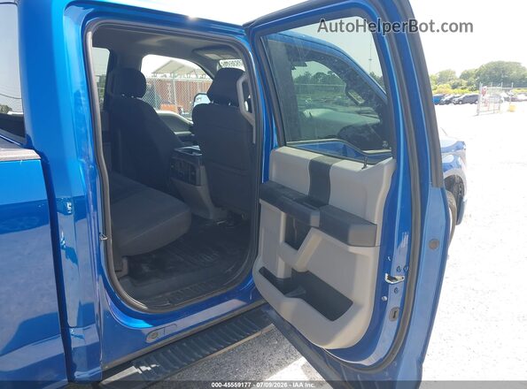 1FTEW1CP5HKE06018 2017 FORD F150 Blue VIN կոդի պիտակի տեսք