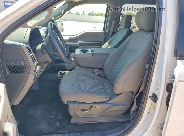 1FTEW1CP5JFB96602 2018 FORD F150 Белый Вид салона спереди