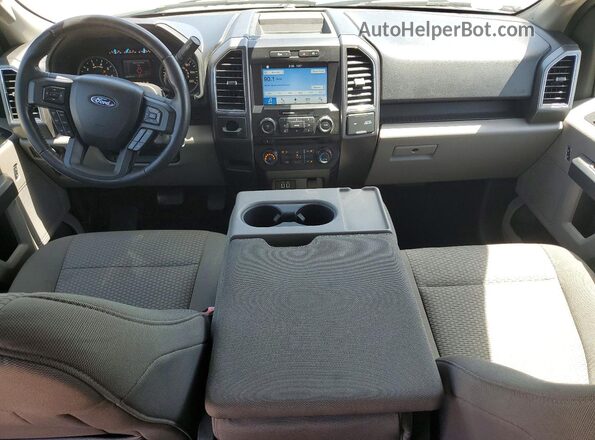 1FTEW1CP5JFB96602 2018 FORD F150 Белый Вид панели приборов