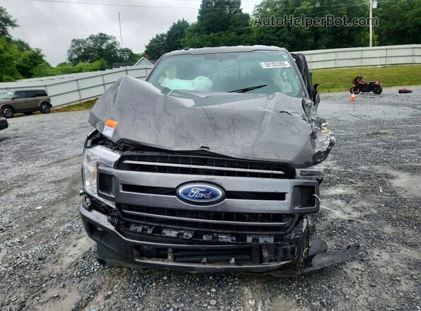 1FTEW1CP5JKC21098 2018 FORD F150 Gray Front view