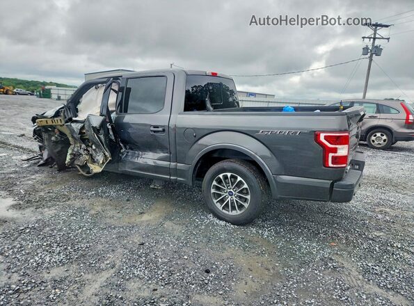 1FTEW1CP5JKC21098 2018 FORD F150 Gray Rear left