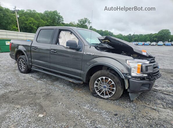 1FTEW1CP5JKC21098 2018 FORD F150 Gray Front right