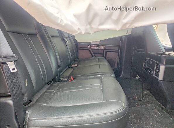 1FTEW1CP5JKC21098 2018 FORD F150 Gray Rear seats view