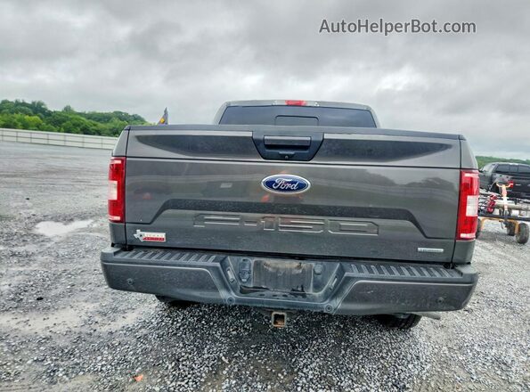 1FTEW1CP5JKC21098 2018 FORD F150 Gray Rear view