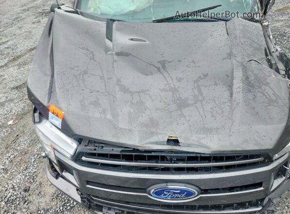1FTEW1CP5JKC21098 2018 FORD F150 Gray Rear interior view