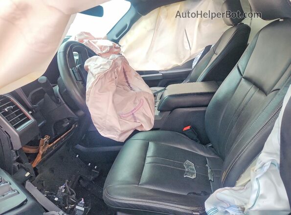 1FTEW1CP5JKC21098 2018 FORD F150 Gray Front interior view