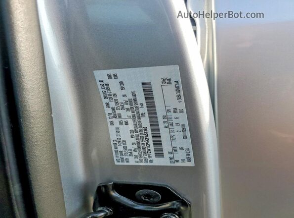 1FTEW1CP5KFA51383 2019 FORD F150 Silver Вид наклейки з VIN-кодом