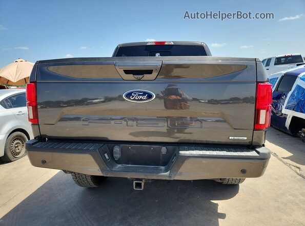 1FTEW1CP5KKF00648 2019 FORD F150 Gray Rear view