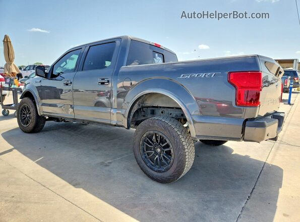 1FTEW1CP5KKF00648 2019 FORD F150 Gray Rear left
