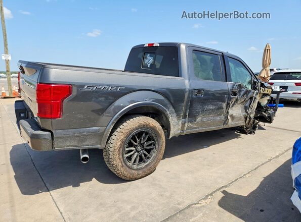 1FTEW1CP5KKF00648 2019 FORD F150 Gray Rear right