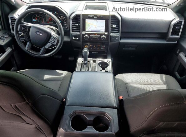 1FTEW1CP5LKE85036 2020 FORD F150 Gray Առջևի վահանակի տեսք