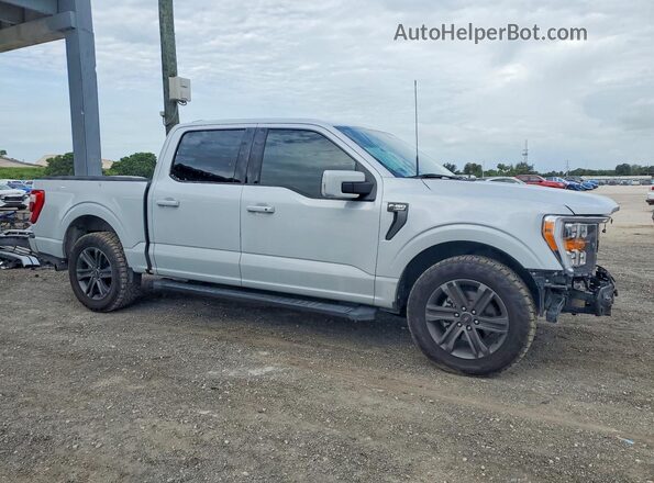 1FTEW1CP5MKE33942 2021 FORD F150 Белый Передняя правая четверть