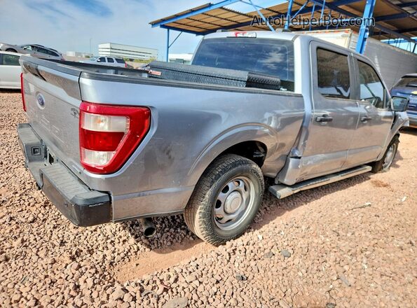 1FTEW1CP5MKE83093 2021 FORD F150 Silver Հետևի աջ
