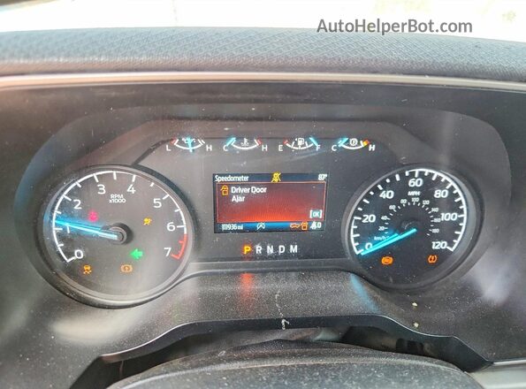1FTEW1CP5MKE83093 2021 FORD F150 Silver Սարքավորումների վահանակի տեսք