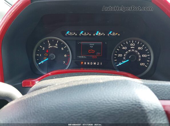 1FTEW1CP6GFA75490 2016 FORD F150 Red Вид задніх сидінь