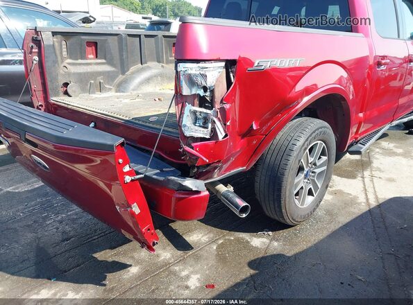 1FTEW1CP6GFA75490 2016 FORD F150 Red Вид спереду