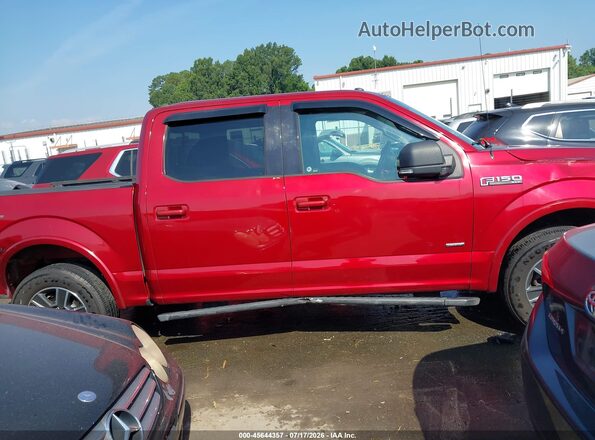 1FTEW1CP6GFA75490 2016 FORD F150 Red Вид задньої частини салону