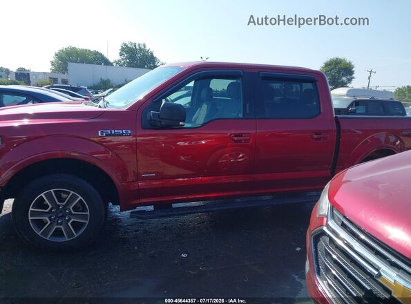 1FTEW1CP6GFA75490 2016 FORD F150 Red Панорамний вид салону 360°