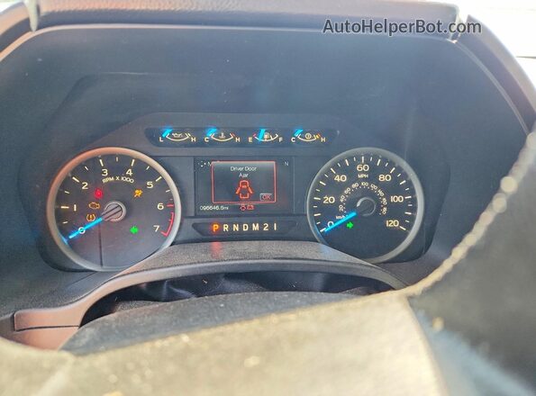 1FTEW1CP6HFC29665 2017 FORD F150 White Սարքավորումների վահանակի տեսք
