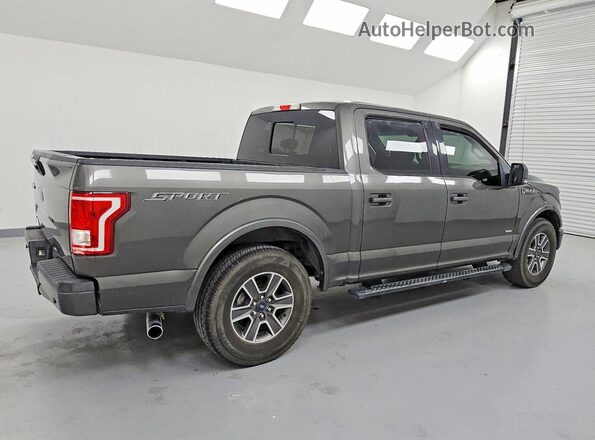 1FTEW1CP6HKC03350 2017 FORD F150 Gray Rear right