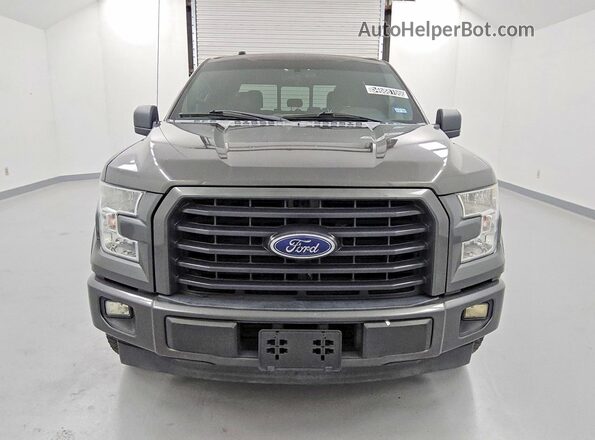1FTEW1CP6HKC03350 2017 FORD F150 Gray Front view