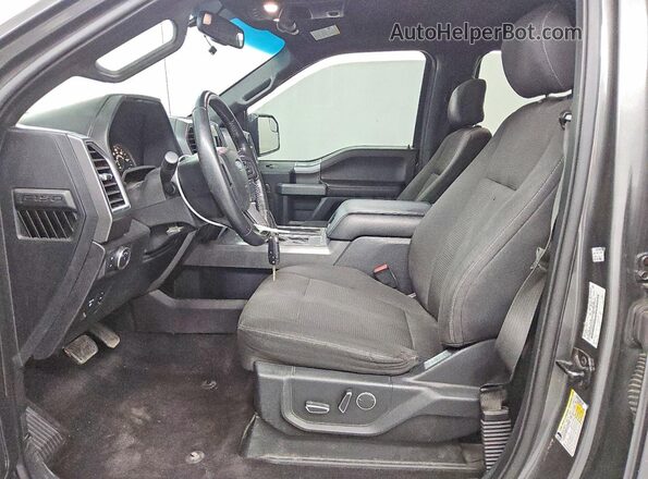 1FTEW1CP6HKC03350 2017 FORD F150 Gray Front interior view