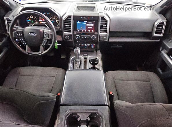 1FTEW1CP6HKC03350 2017 FORD F150 Gray Dashboard view