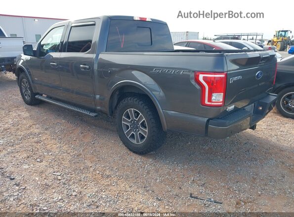 1FTEW1CP6HKC04322 2017 FORD F150 Gray Rear left